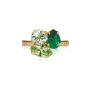 Caroline Svedbom - Ring Ana Guld Majestic Green Combo