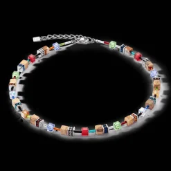 Coeur De Lion - Halsband Geocube Precious Brun