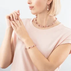 Coeur De Lion - Halsband Iconic Mono Rosa