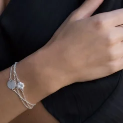 CU Jewellery - Armband Petal Silver