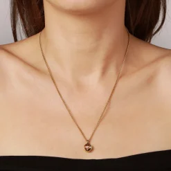 Dyrberg/Kern - Halsband Ette Guld Brun