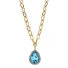 Dyrberg/Kern - Halsband Metta Guld Aqua
