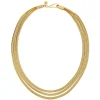 Edblad - Halsband Herringbone Triple Guld