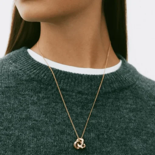 Edblad - Halsband Infinity Knot Guld