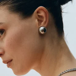 Edblad - Örhängen Bead Studs Stål