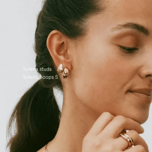 Edblad - Örhängen Selena Studs Guld