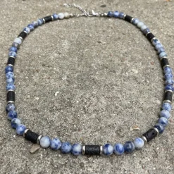 Eron - Halsband Micke Blå