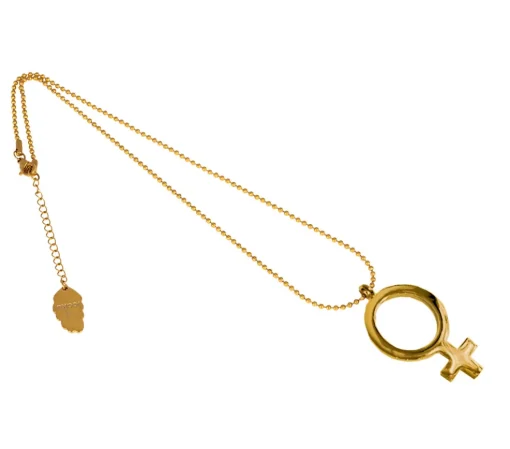 Ioaku - Halsband Sign Kvinna Plain Guld