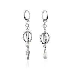 Ioaku - Örhängen Chic Pearl Silver