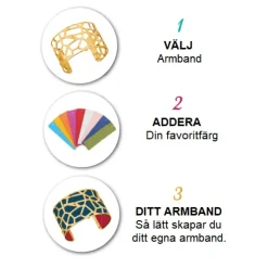 Les Georgettes - Armband 25 Ecorces Guld