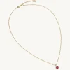 Lily and Rose - Halsband Laurie Guld Pink Ruby