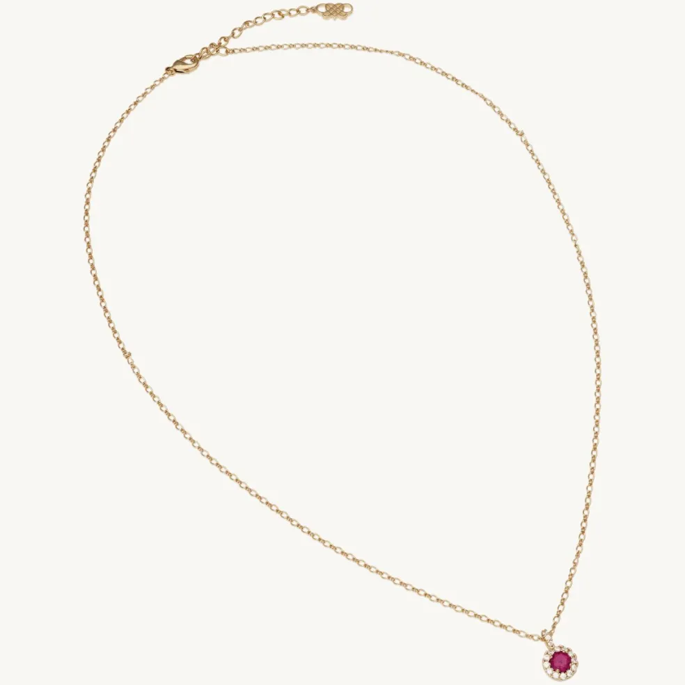 Lily and Rose - Halsband Laurie Guld Pink Ruby