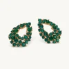 Lily and Rose - Örhängen Petite Alice Guld Emerald