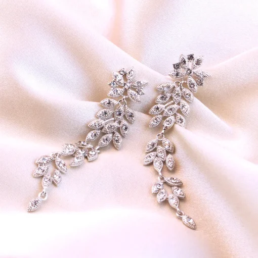 Lily and Rose - Örhängen Petite Laurel Silver Crystal