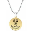 Love Words Jewellery - Halsband Fabulous 50 Guld