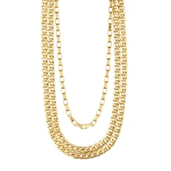 Pilgrim - Halsband Clarity Multi Guld