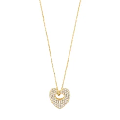 Pilgrim - Halsband Dune Heart Guld