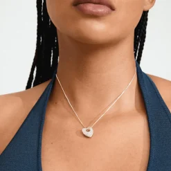 Pilgrim - Halsband Dune Heart Silver