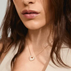 Pilgrim - Halsband Dune Heart Guld