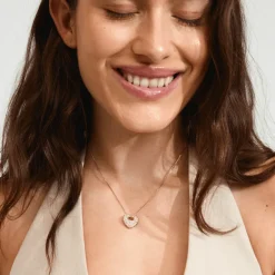 Pilgrim - Halsband Dune Heart Guld