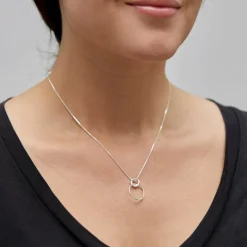 Pilgrim - Halsband Fire Silver