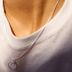 Pilgrim - Halsband Fire Silver