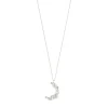 Pilgrim - Halsband Moon Chain Silver