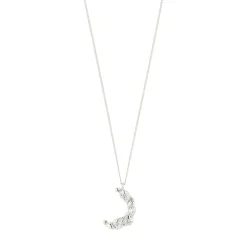 Pilgrim - Halsband Moon Chain Silver