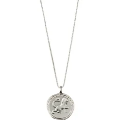 Pilgrim - Halsband Stjärntecken Lejonet Silver