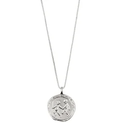 Pilgrim - Halsband Stjärntecken Tvillingarna Silver