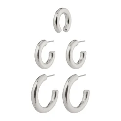 Pilgrim - Örhängen Reconnect 3-i-1 Silver