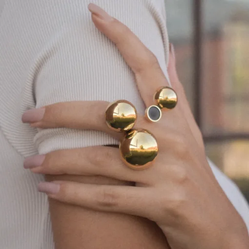 Sägen - Ring Solar System Guld
