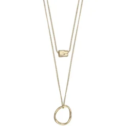 Snö of Sweden Halsband Charlize Double Guld