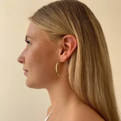 Snö of Sweden Örhängen Moe Ring Guld