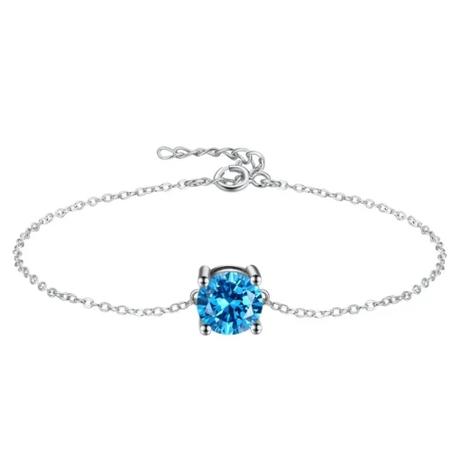 The Botilda - Armband Månadssten December Silver