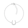 The Botilda - Armband Plain Hästsko Silver