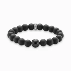 Thomas Sabo - Armband Obsidian Svart