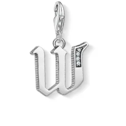 Thomas Sabo - Berlock Charm Club Bokstav W Vintage