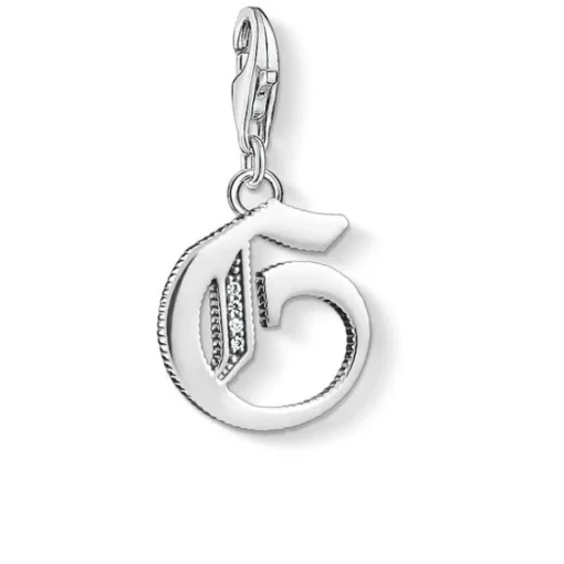 Thomas Sabo - Berlock Charm Club Bokstav G Vintage