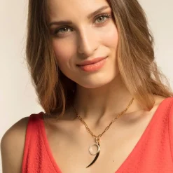 Thomas Sabo - Berlock Charm Club Gyllene Måne Guld