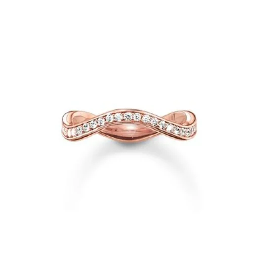Thomas Sabo - Ring The Eternity of Love Wave Rose